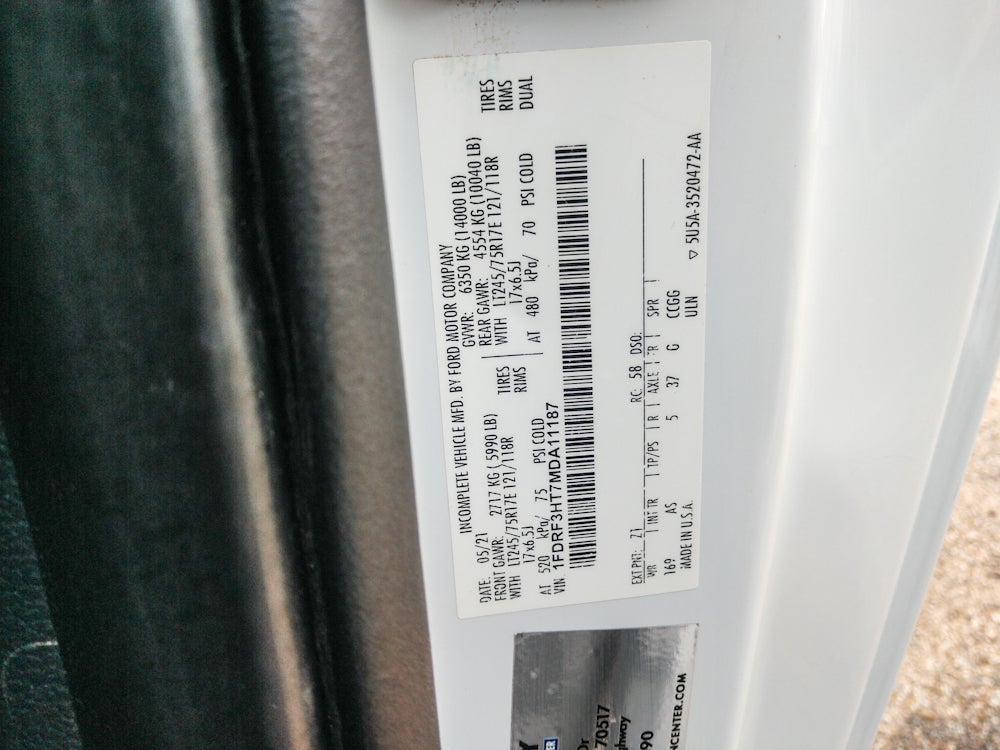 2021 Ford F-350 Super Duty Chassis XL
