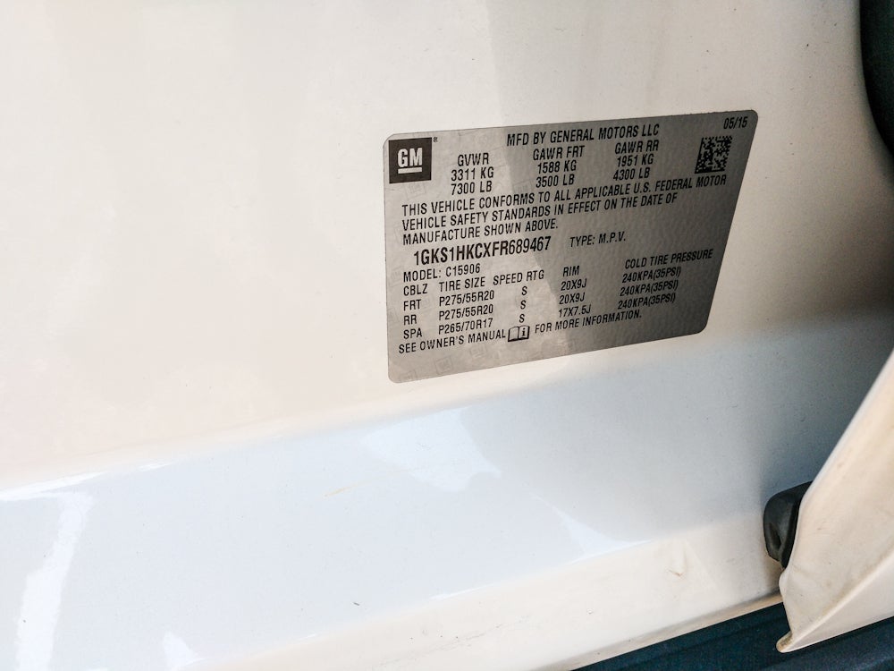 2015 GMC Yukon XL SLT