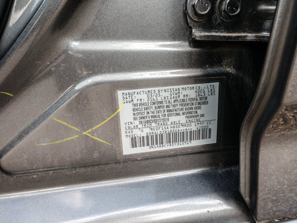 2025 Nissan Sentra SV