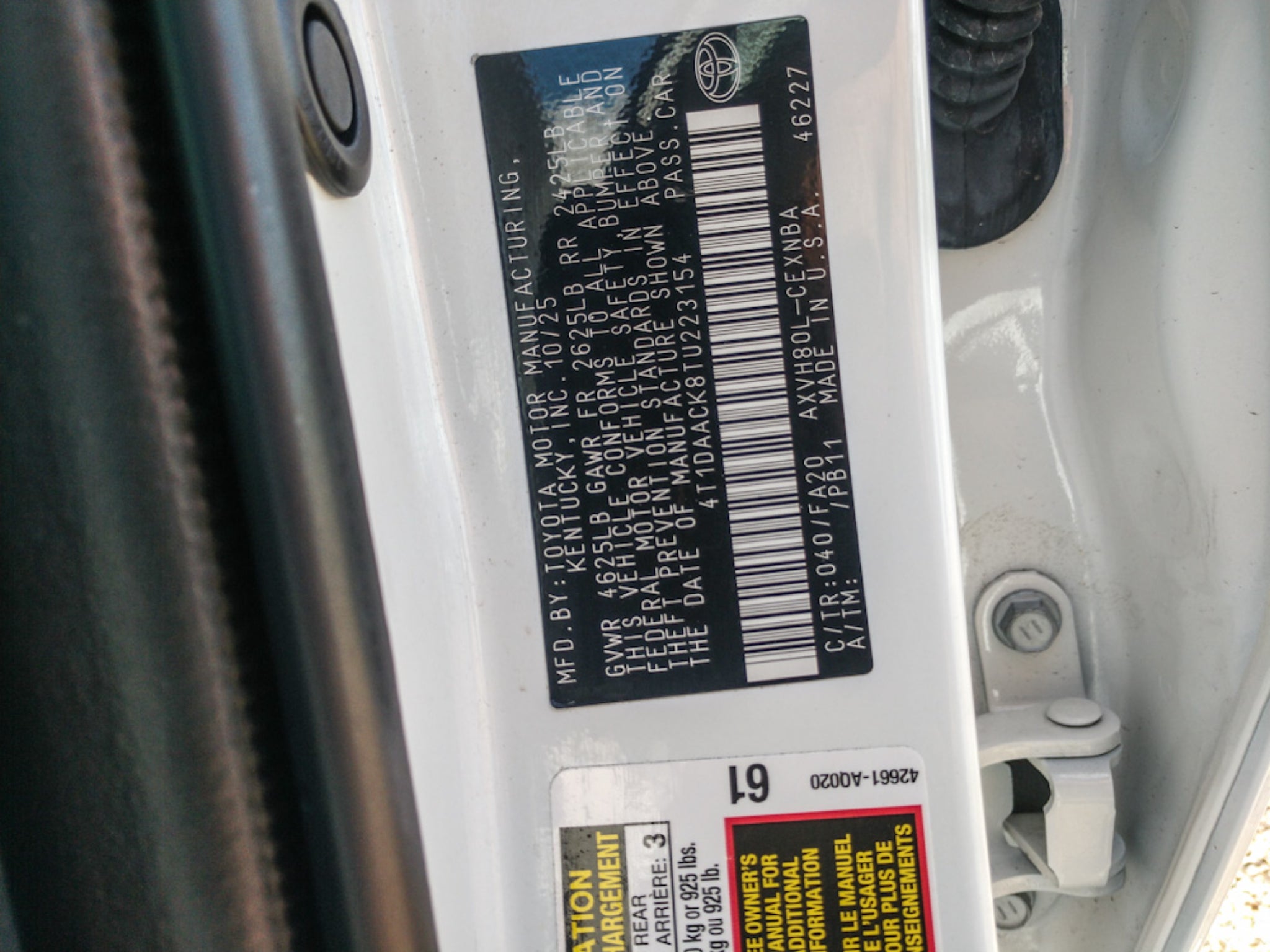 2026 Toyota Camry Hybrid LE