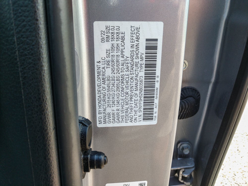 2022 Honda Pilot EX-L