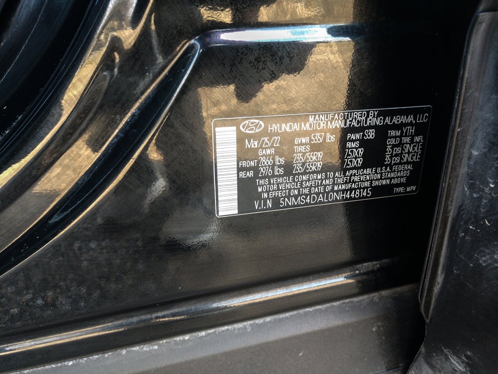 2022 Hyundai Santa Fe Limited